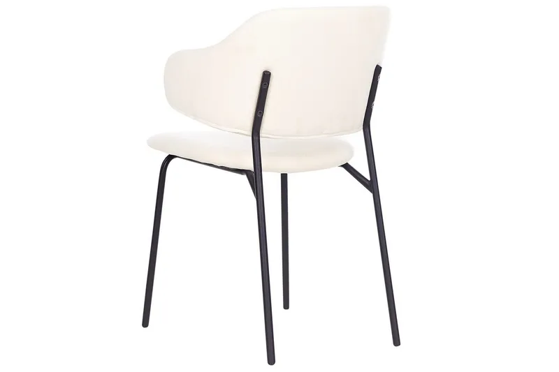 Set med 2 matstolar Kenai - Beige, svart - Möbler - Fåtölj & stolar - Matstol & köksstol