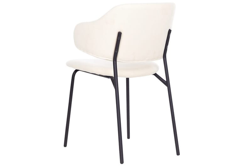 Set med 2 matstolar Kenai - Beige, svart - Möbler - Fåtölj & stolar - Matstol & köksstol