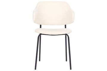 Set med 2 matstolar Kenai - Beige, svart - Möbler - Fåtölj & stolar - Matstol & köksstol