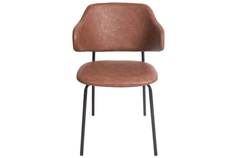 Set med 2 matstolar Kenai - Brun, Svart - Möbler - Fåtölj & stolar - Matstol & köksstol