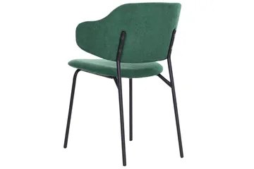 Set med 2 matstolar Kenai - Grön, Svart - Möbler - Fåtölj & stolar - Matstol & köksstol