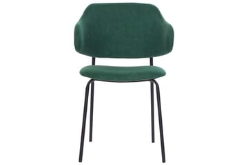 Set med 2 matstolar Kenai - Grön, Svart - Möbler - Fåtölj & stolar - Matstol & köksstol