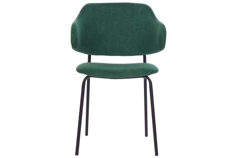 Set med 2 matstolar Kenai - Grön, Svart - Möbler - Fåtölj & stolar - Matstol & köksstol