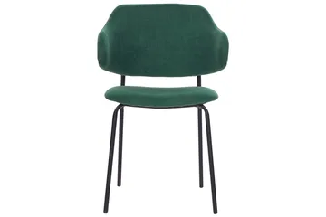 Set med 2 matstolar Kenai - Grön, Svart - Möbler - Fåtölj & stolar - Matstol & köksstol