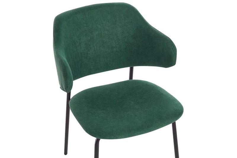 Set med 2 matstolar Kenai - Grön, Svart - Möbler - Fåtölj & stolar - Matstol & köksstol