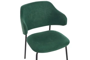 Set med 2 matstolar Kenai - Grön, Svart - Möbler - Fåtölj & stolar - Matstol & köksstol