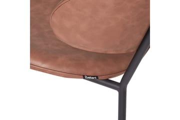 Set med 2 matstolar Kiana - Brun, Svart - Möbler - Fåtölj & stolar - Matstol & köksstol