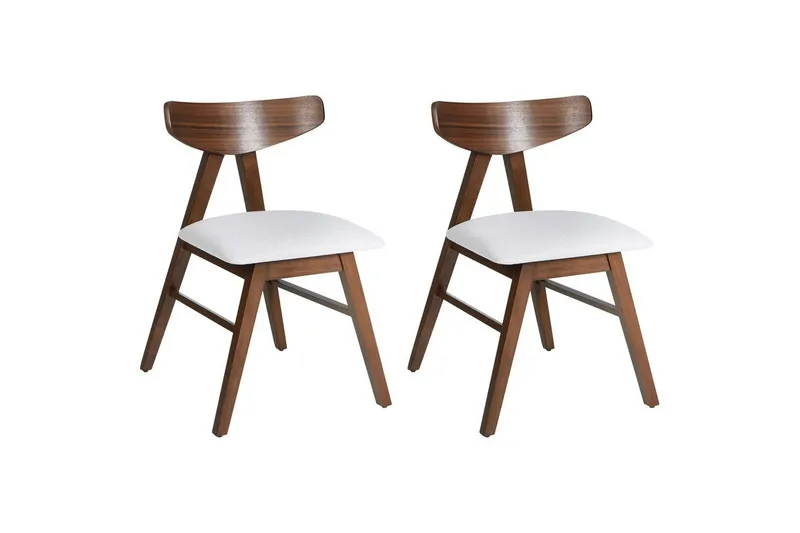 Set med 2 matstolar Lacota, Brun, grå