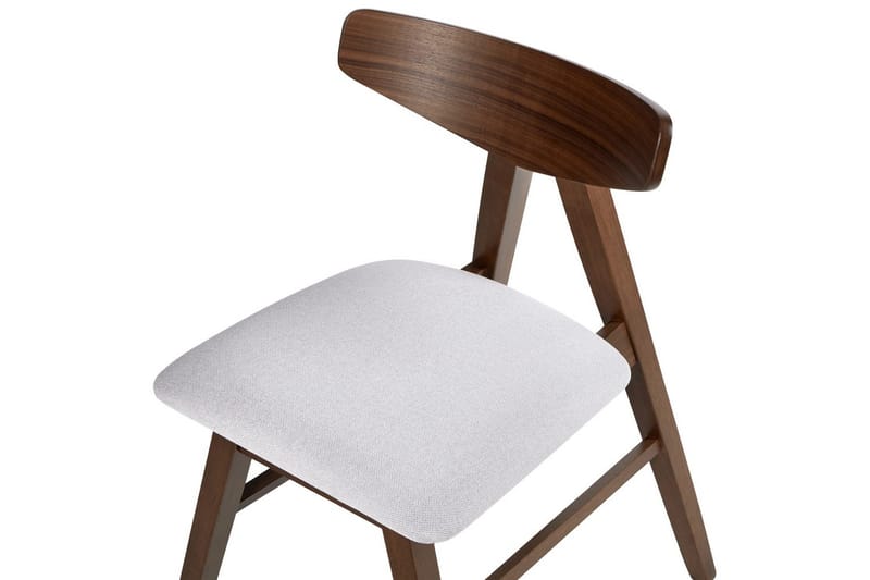 Set med 2 matstolar Lacota - Brun, grå - Möbler - Fåtölj & stolar - Matstol & köksstol