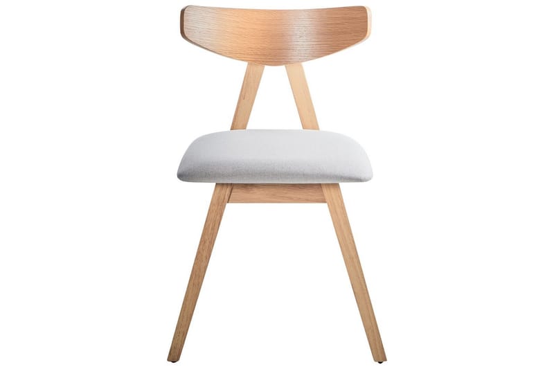 Set med 2 matstolar Lacota - Ljusbrun, grå - Möbler - Fåtölj & stolar - Matstol & köksstol