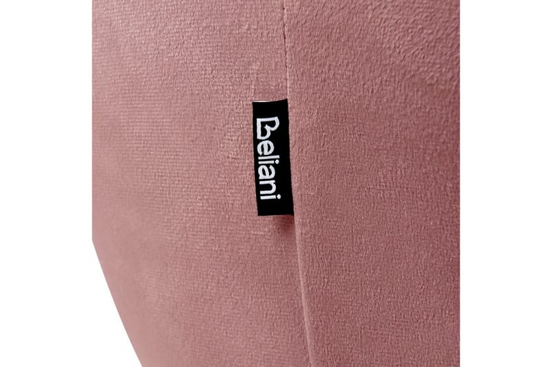 Set med 2 matstolar Loverna - Rosa, guld/Sammet - Möbler - Fåtölj & stolar - Matstol & köksstol