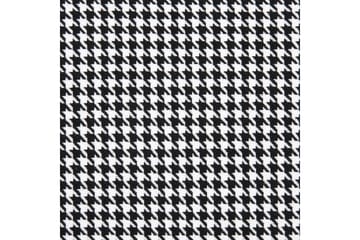 Set med 2 matstolar Luana - Svart, Vit/Polyester - Möbler - Fåtölj & stolar - Matstol & köksstol