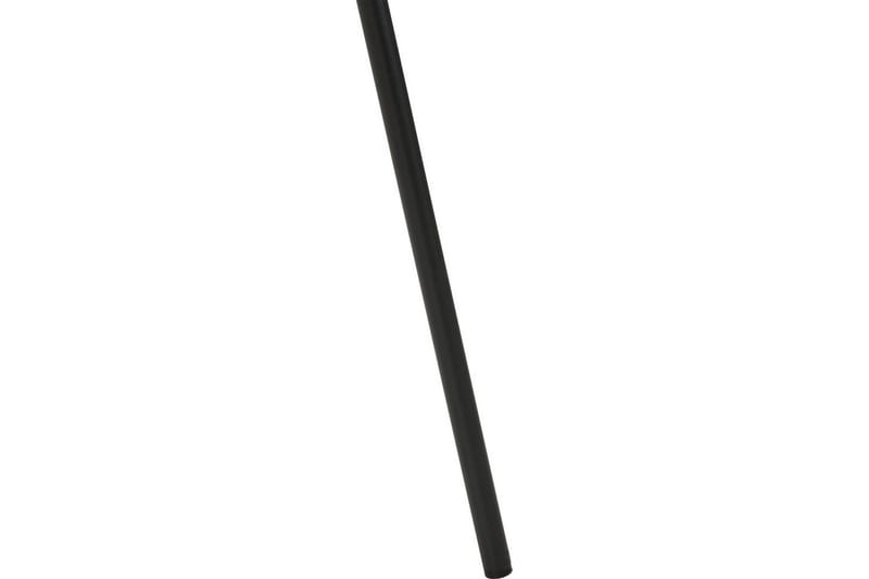 Set med 2 matstolar Luana - Vit, Svart/Bouclé - Möbler - Fåtölj & stolar - Matstol & köksstol