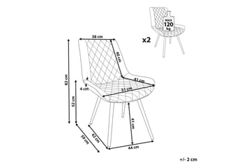 Set med 2 matstolar Maribel - Möbler - Fåtölj & stolar - Matstol & köksstol