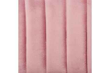 Set med 2 matstolar Mariposa - Rosa, Svart/Sammet - Möbler - Fåtölj & stolar - Matstol & köksstol