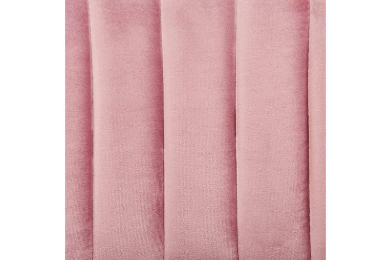Set med 2 matstolar Mariposa - Rosa, Svart/Sammet - Möbler - Fåtölj & stolar - Matstol & köksstol