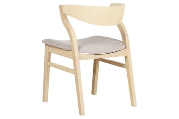 Set med 2 matstolar Maroa - Ljus trä, beige - Möbler - Fåtölj & stolar - Matstol & köksstol