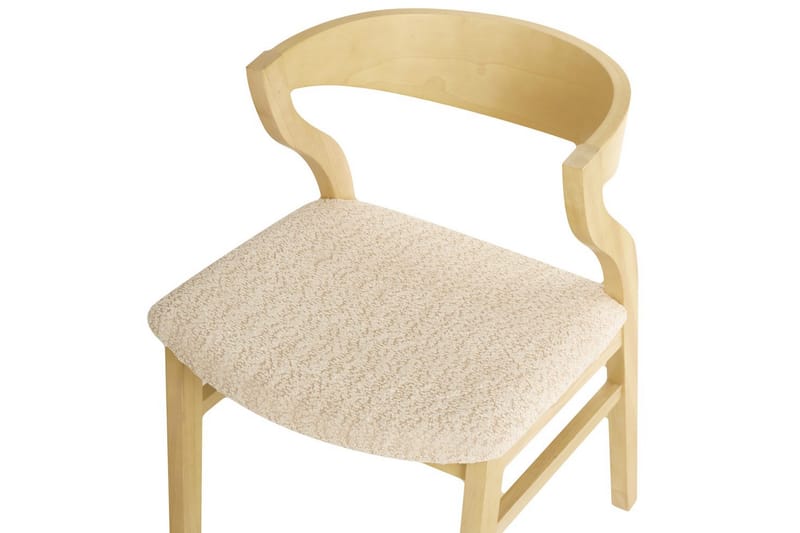 Set med 2 matstolar Maroa - Ljus trä, Ljusbeige - Möbler - Fåtölj & stolar - Matstol & köksstol