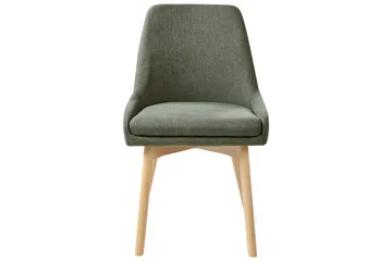 Set med 2 matstolar Melfort - Grönt, ljust trä - Möbler - Fåtölj & stolar - Matstol & köksstol