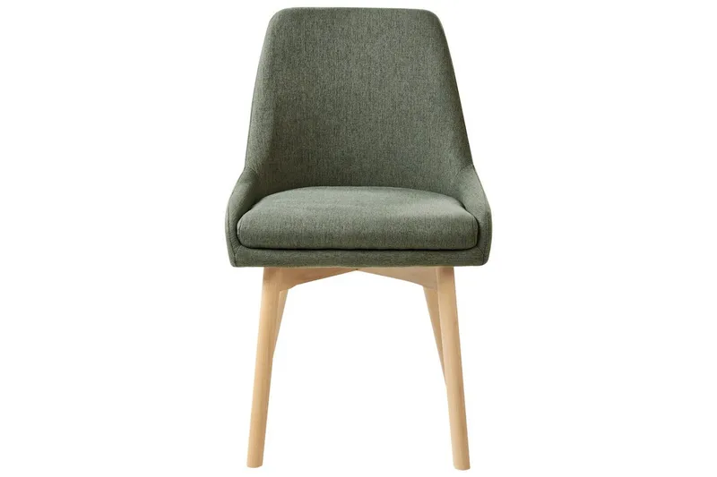 Set med 2 matstolar Melfort - Grönt, ljust trä - Möbler - Fåtölj & stolar - Matstol & köksstol