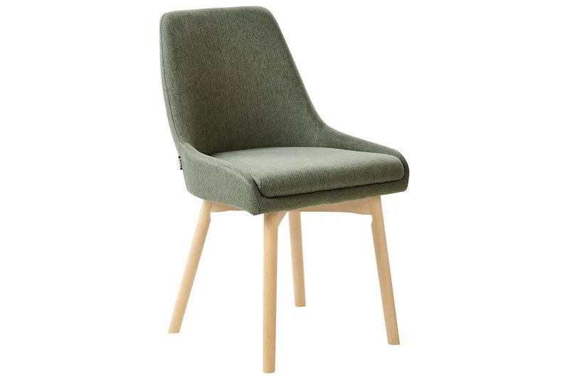 Set med 2 matstolar Melfort - Grönt, ljust trä - Möbler - Fåtölj & stolar - Matstol & köksstol