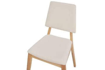 Set med 2 matstolar Merrill - Ljus trä, beige - Möbler - Fåtölj & stolar - Matstol & köksstol