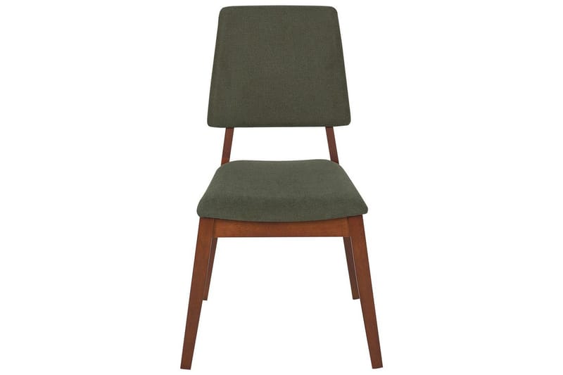 Set med 2 matstolar Merrill - Mörkt trä, grönt - Möbler - Fåtölj & stolar - Matstol & köksstol