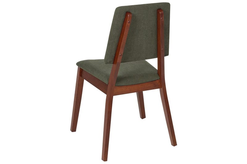 Set med 2 matstolar Merrill - Mörkt trä, grönt - Möbler - Fåtölj & stolar - Matstol & köksstol
