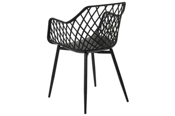 Set med 2 matstolar Nashua ll - Svart - Möbler - Fåtölj & stolar - Matstol & köksstol