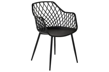 Set med 2 matstolar Nashua ll - Svart - Möbler - Fåtölj & stolar - Matstol & köksstol