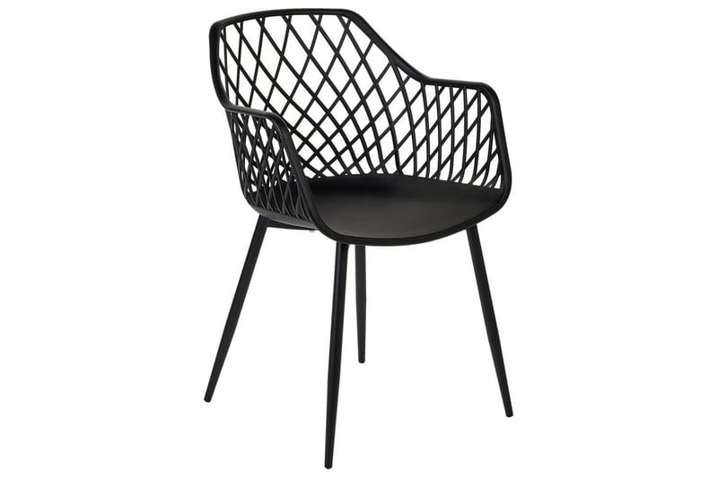 Set med 2 matstolar Nashua ll - Svart - Möbler - Fåtölj & stolar - Matstol & köksstol