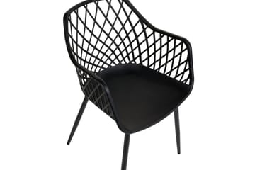 Set med 2 matstolar Nashua ll - Svart - Möbler - Fåtölj & stolar - Matstol & köksstol