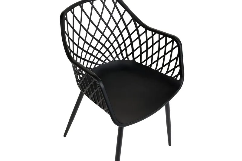 Set med 2 matstolar Nashua ll - Svart - Möbler - Fåtölj & stolar - Matstol & köksstol