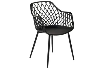 Set med 2 matstolar Nashua ll - Svart - Möbler - Fåtölj & stolar - Matstol & köksstol