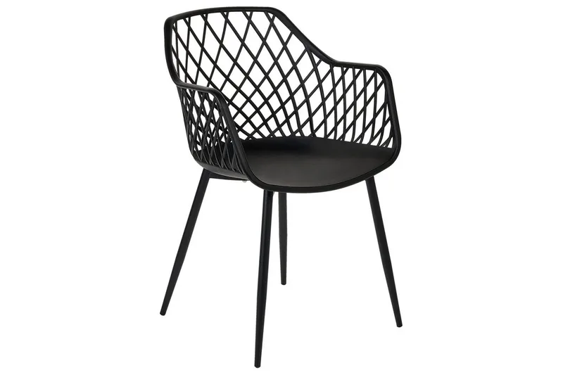 Set med 2 matstolar Nashua ll - Svart - Möbler - Fåtölj & stolar - Matstol & köksstol