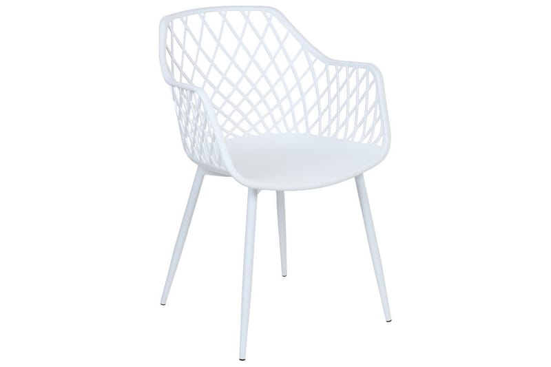 Set med 2 matstolar Nashua ll - Vit - Möbler - Fåtölj & stolar - Matstol & köksstol