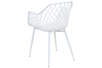 Set med 2 matstolar Nashua ll - Vit - Möbler - Fåtölj & stolar - Matstol & köksstol