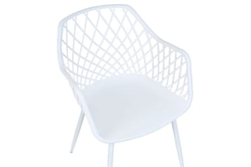 Set med 2 matstolar Nashua ll - Vit - Möbler - Fåtölj & stolar - Matstol & köksstol