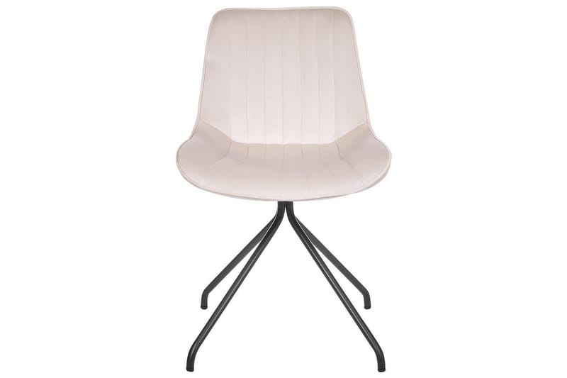 Set med 2 matstolar Navasota - Beige - Möbler - Fåtölj & stolar - Matstol & köksstol