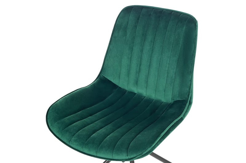 Set med 2 matstolar Navasota - Grön, Svart - Möbler - Fåtölj & stolar - Matstol & köksstol