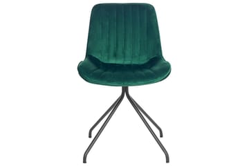 Set med 2 matstolar Navasota - Grön, Svart - Möbler - Fåtölj & stolar - Matstol & köksstol