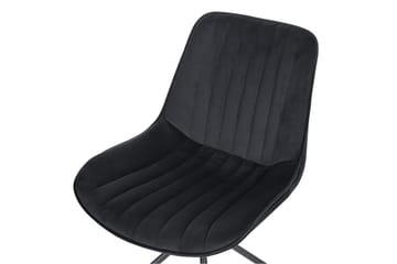 Set med 2 matstolar Navasota - Svart - Möbler - Fåtölj & stolar - Matstol & köksstol