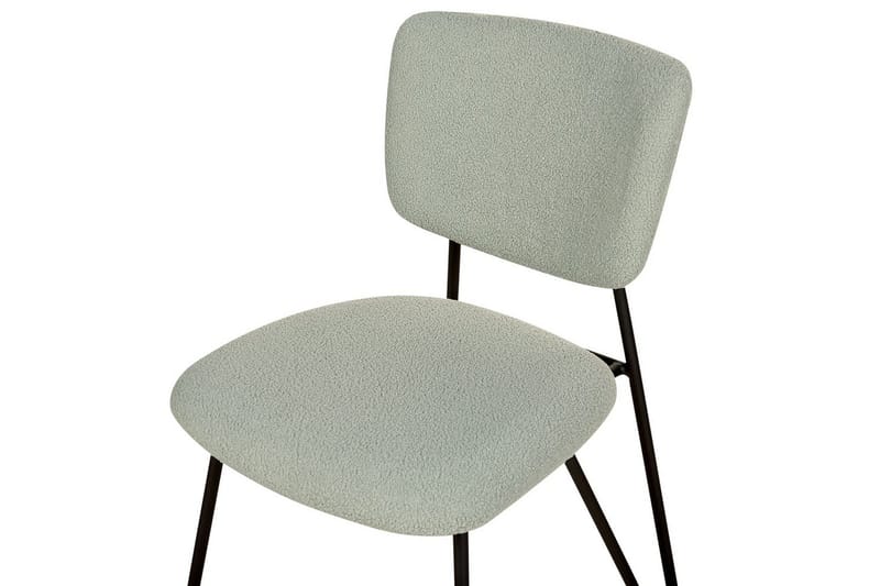 Set med 2 matstolar Nelko - Grön, Svart - Möbler - Fåtölj & stolar - Matstol & köksstol