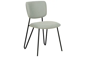 Set med 2 matstolar Nelko - Grön, Svart - Möbler - Fåtölj & stolar - Matstol & köksstol