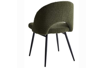 Set med 2 matstolar Onaga - Grön, Svart - Möbler - Fåtölj & stolar - Matstol & köksstol