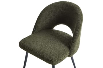 Set med 2 matstolar Onaga - Grön, Svart - Möbler - Fåtölj & stolar - Matstol & köksstol