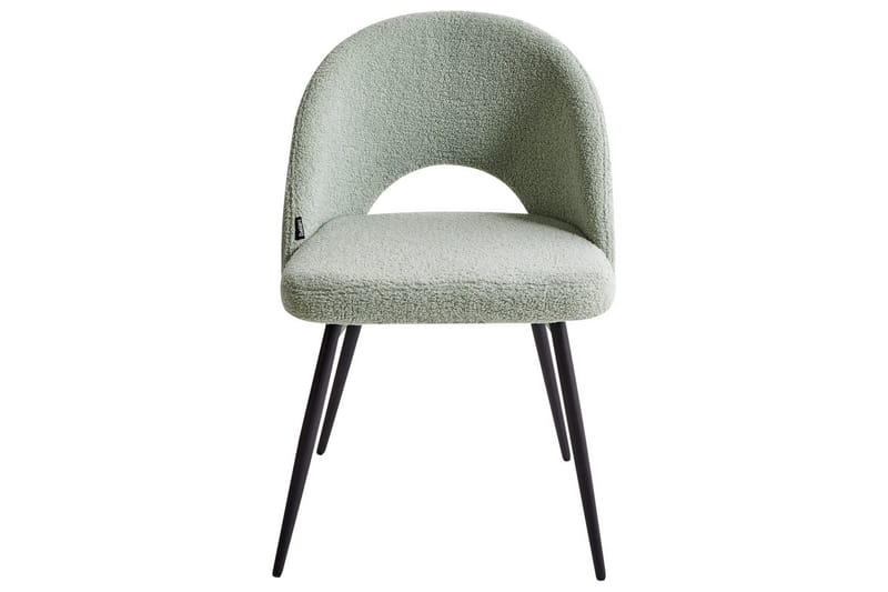 Set med 2 matstolar Onaga - Ljusgrön, Svart - Möbler - Fåtölj & stolar - Matstol & köksstol