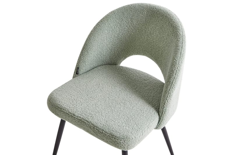 Set med 2 matstolar Onaga - Ljusgrön, Svart - Möbler - Fåtölj & stolar - Matstol & köksstol