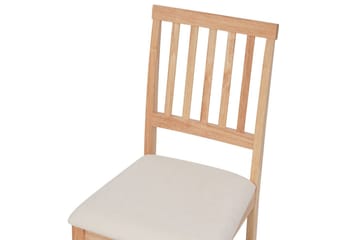 Set med 2 matstolar Orono - Ljus trä, beige - Möbler - Fåtölj & stolar - Matstol & köksstol