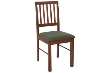 Set med 2 matstolar Orono - Mörkt trä, grönt - Möbler - Fåtölj & stolar - Matstol & köksstol